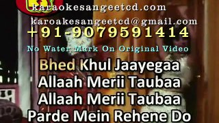 Parde Mein Rahane Do _ Video Karaoke With Scrolling Lyrics Asha Bhosle