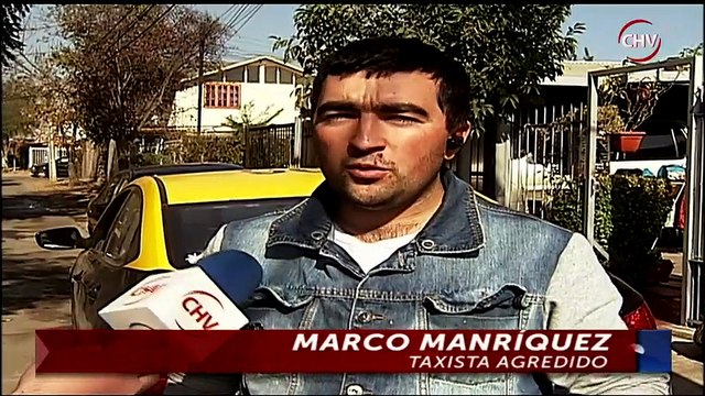 Cazanoticias captó violenta riña en que cuatro sujetos golpearon a taxista - CHV Noticias
