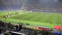 Europa League, Roma-Feyenoord_ l'esultanza di Gervinho dopo il gol