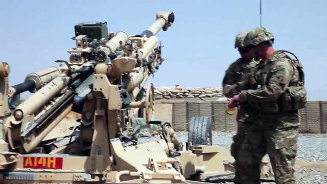 **MUST SEE** Airborne Field Artillery in Afghanistan! M777 and M119 Howitzers in Action!