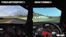Gran Turismo 5 vs Forza 3 - (Cockpit) Mitsubishi HKS Lancer III Evo Suzuka Circuit
