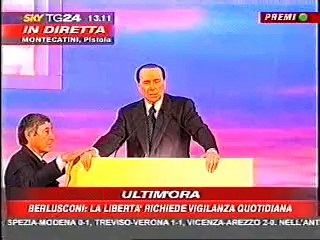 Video herunterladen: Berlusconi sviene, ha un malore