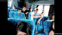 VIAJANDO CON ALUMNOS DEL CONALEP MUJERES Y JOVENES SE TRANSPORTAN EN UN AUTOBUS EN UN VIAJE DE LOCURA MAYO 2015