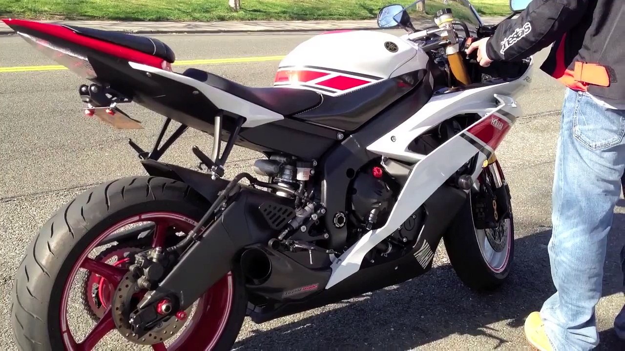2012 Yamaha R6 50th Anniversary Motor GP W. Taylormade Exhaust