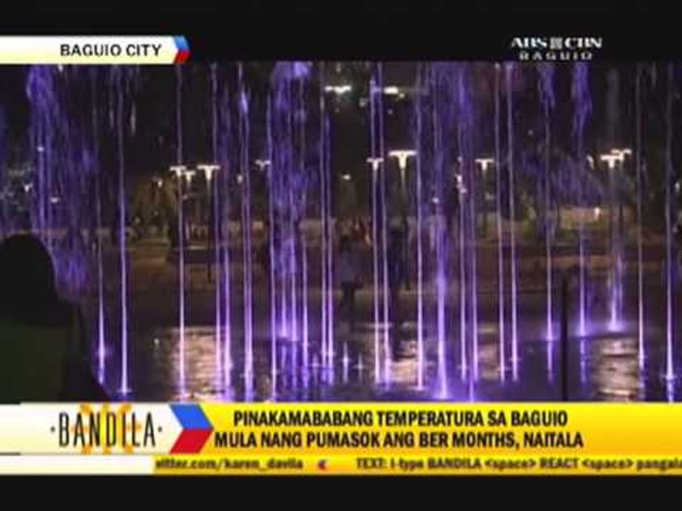 Tourists enjoying 'Christmas weather' in Baguio