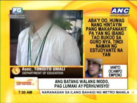 Punto por Punto: Ang batang walang modo, pag lumaki ay perhuwisyo