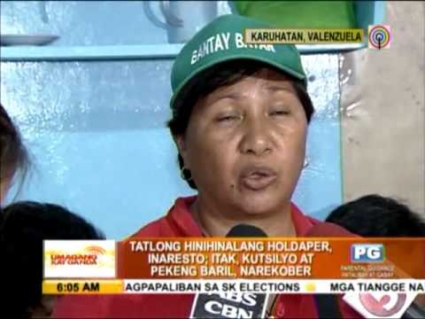 3 alleged robbers nabbed in Valenzuela