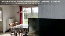 A vendre - maison - Saint Quentin Fallavier (38080) - 5 pièces