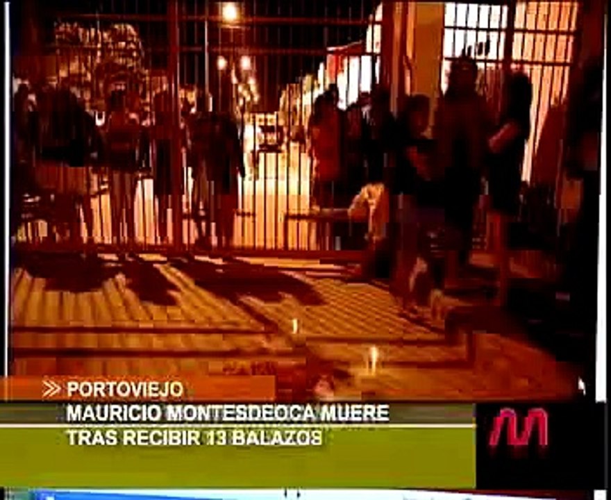 Mauricio Montesdeoca muere con 13 balazos