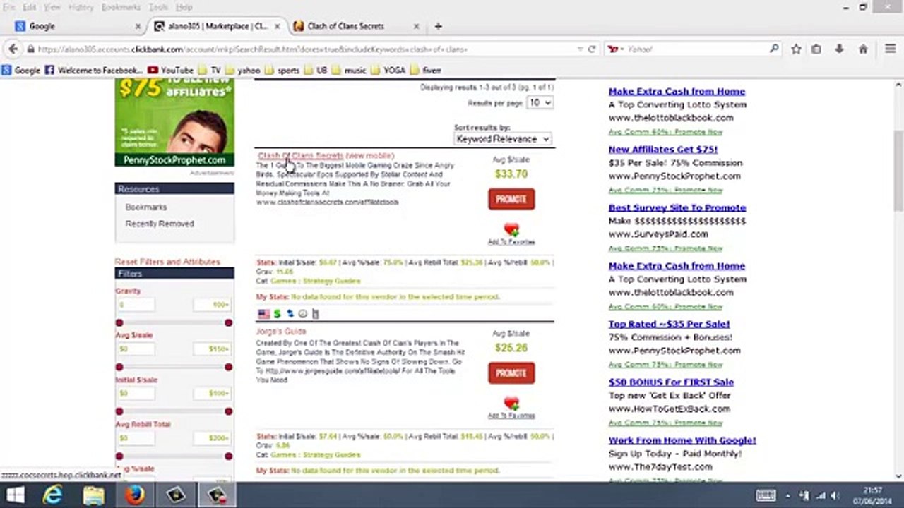 Clickbank How To Make Money from Home 2015 Episode 1 - How to make money fast