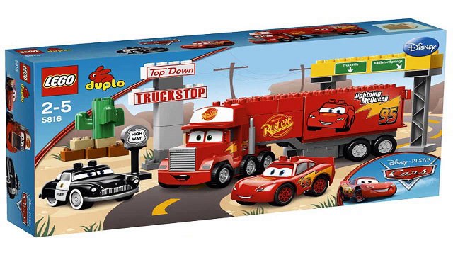 Disney Pixar Cars Lego Duplo Big Bentley Playset Lightning McQueen Mater Batman Joker Finn