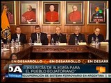Anuncia Rafael Correa visita de Papa Francisco a Ecuador en julio