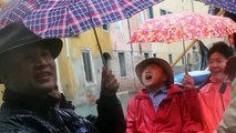 The Gondola ride in Venice on April 10, 2012 (Samho Tour)