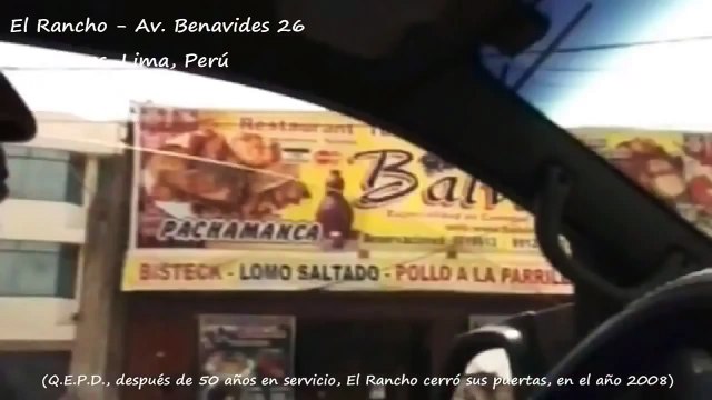 Pollería El Rancho - Miraflores, Lima, Perú