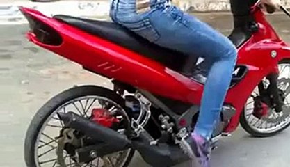 Girl On First Time Bike Ride And Boom allmovieschoice