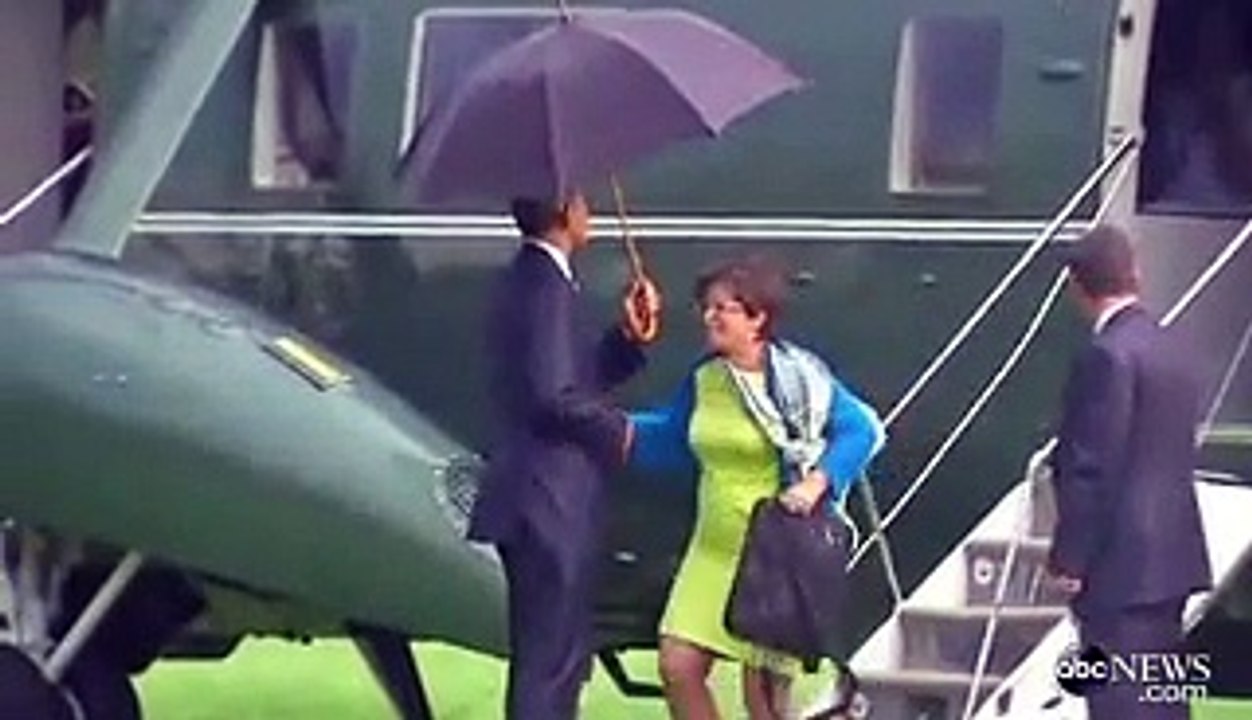 What happens when you're the president of the United States.........