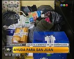 Ayuda para los damnificados de San Juan - Telefe Noticias