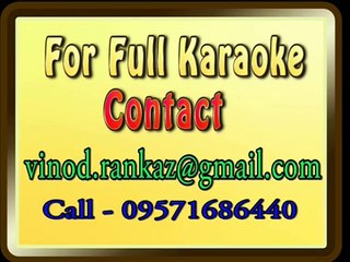 Kali Ghodi Dwar Khadi - Karaoke - Chashme Badoor