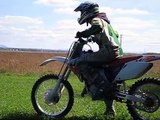 Dirt bike motocross cr 125 kx 125 burn wheelie