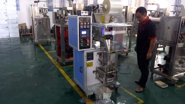 May dong goi bot truc vit han 4 bien, may dong goi bot tu dong, máy dong goi trà cà phê hòa tan