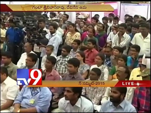 Devineni Uma speaks at Tv9-KAB education summit