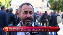 Agricultores griegos protestan contra nuevos impuestos