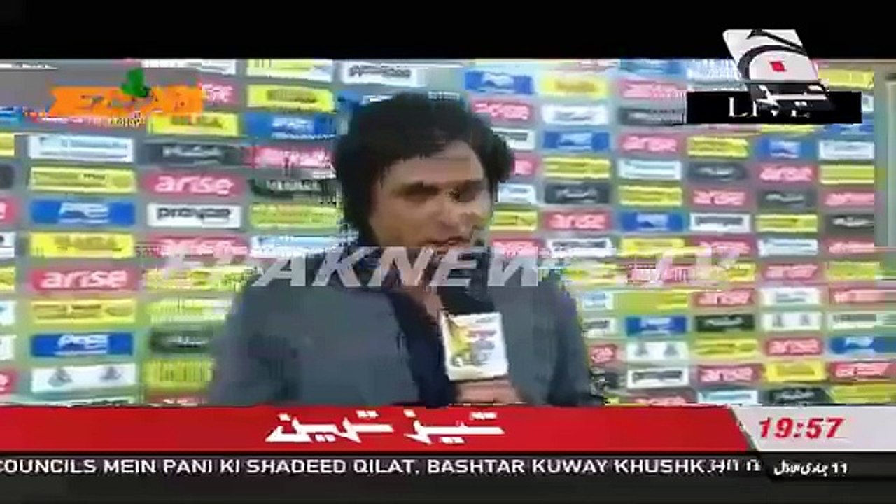 Tezabi Totay Shahid Afridi Funny Punjabi Dubbing Interview After Winning