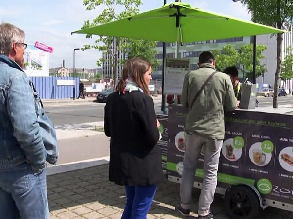 "Les Boîtes à vélo", un collectif nantais d'entrepreneurs à bicyclette