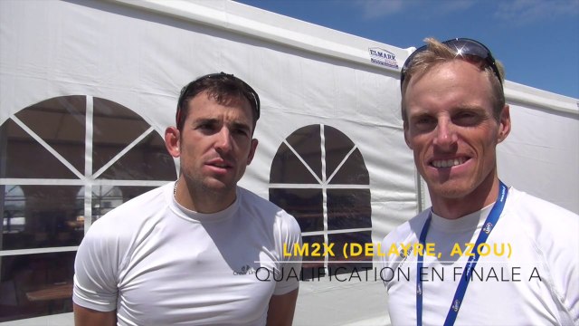 Championnat d'Europe 2015 : LM2X (Azou, Delayre)