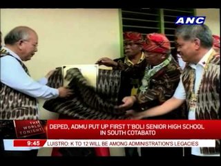 DepEd puts up first T'boli senior high school