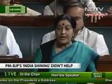 EPIC INSULT BY Sushma Swaraj TO SARDAR MANMOHAN SINGH & SONIA GANDHI