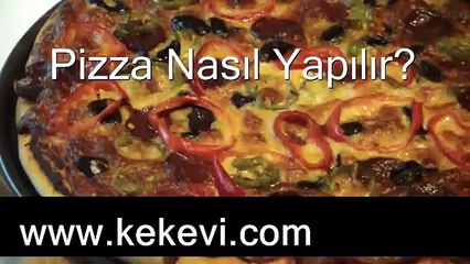 Pizza Nasıl Yapılır? 6 dakikada harika pizza tarifi tum incelikleriyle - Kekevi Yemek Tarifleri