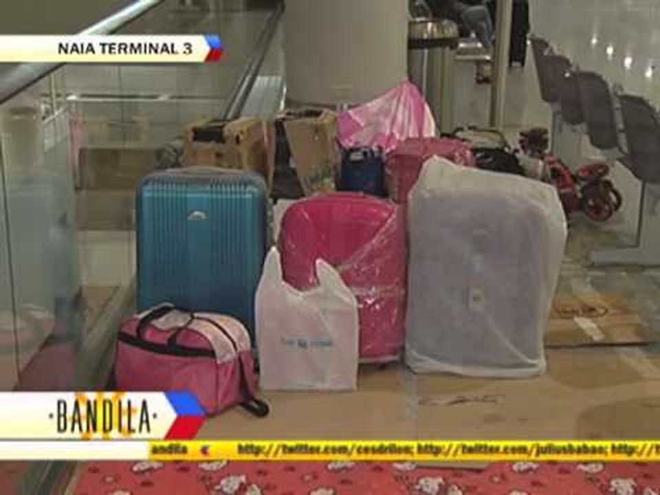 Zamboanga-bound OFWs stranded at NAIA