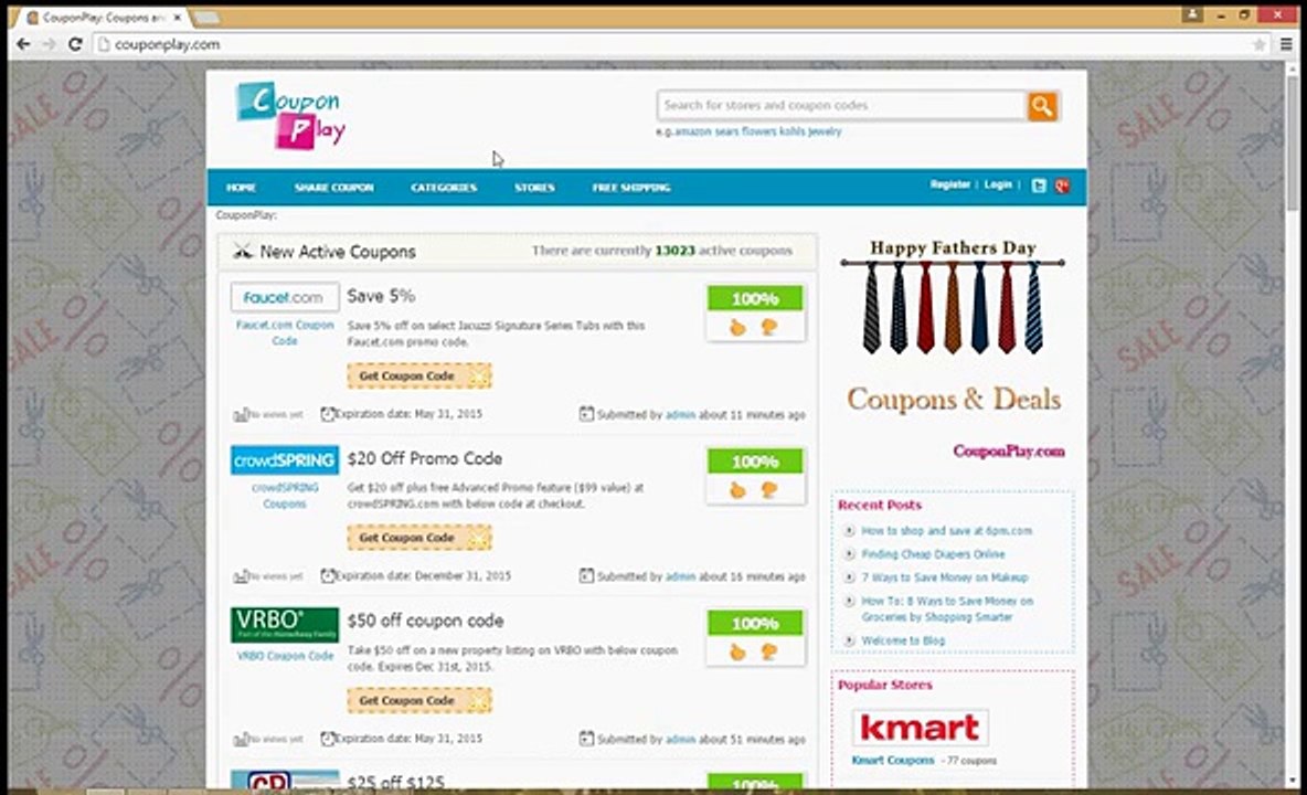 CouponPlay.com : Free coupons, promos, discounts, deals