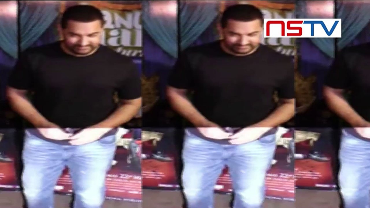 Spotted Aamir at Tanu Weds Manu Returns​ Screening!