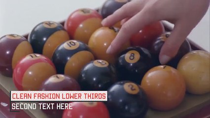 After Effects Project Files - Clean Fashion Lower Thirds - VideoHive 8178518