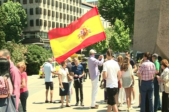 Manifestación 'anti-Podemos' en Madrid
