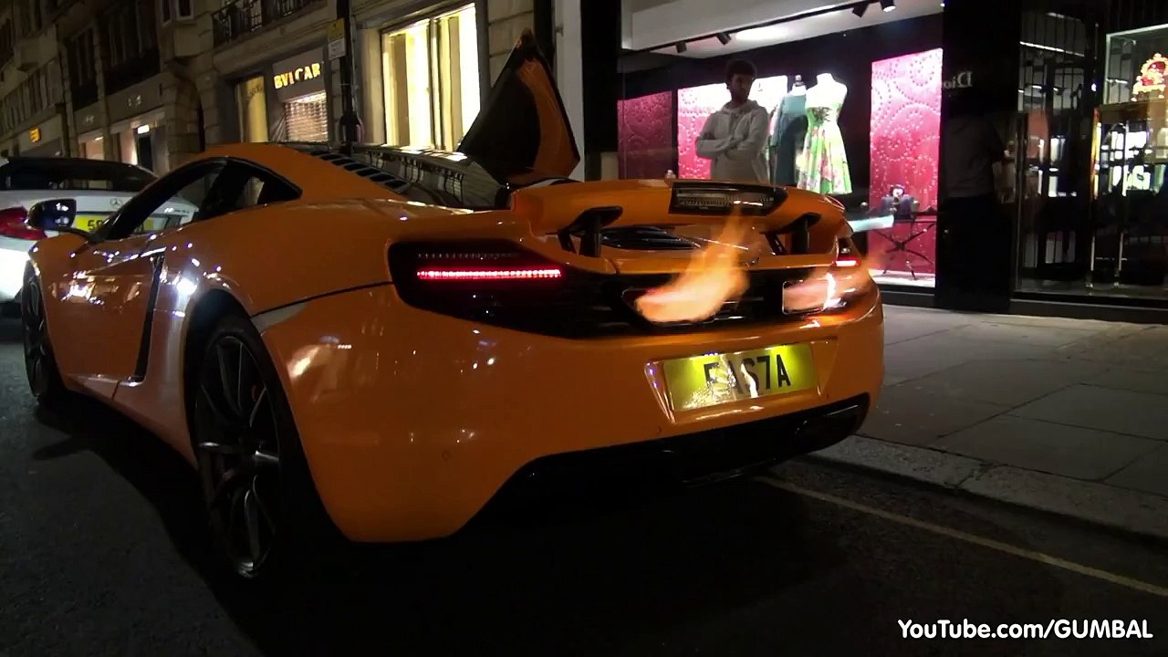 Siêu xe McLaren 12C phun lửa như trong game Asphalt 8