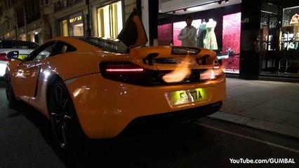 Siêu xe McLaren 12C phun lửa như trong game Asphalt 8