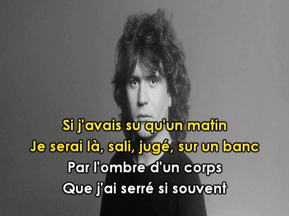 KARAOKE DANIEL BALAVOINE - Mon fils ma bataille