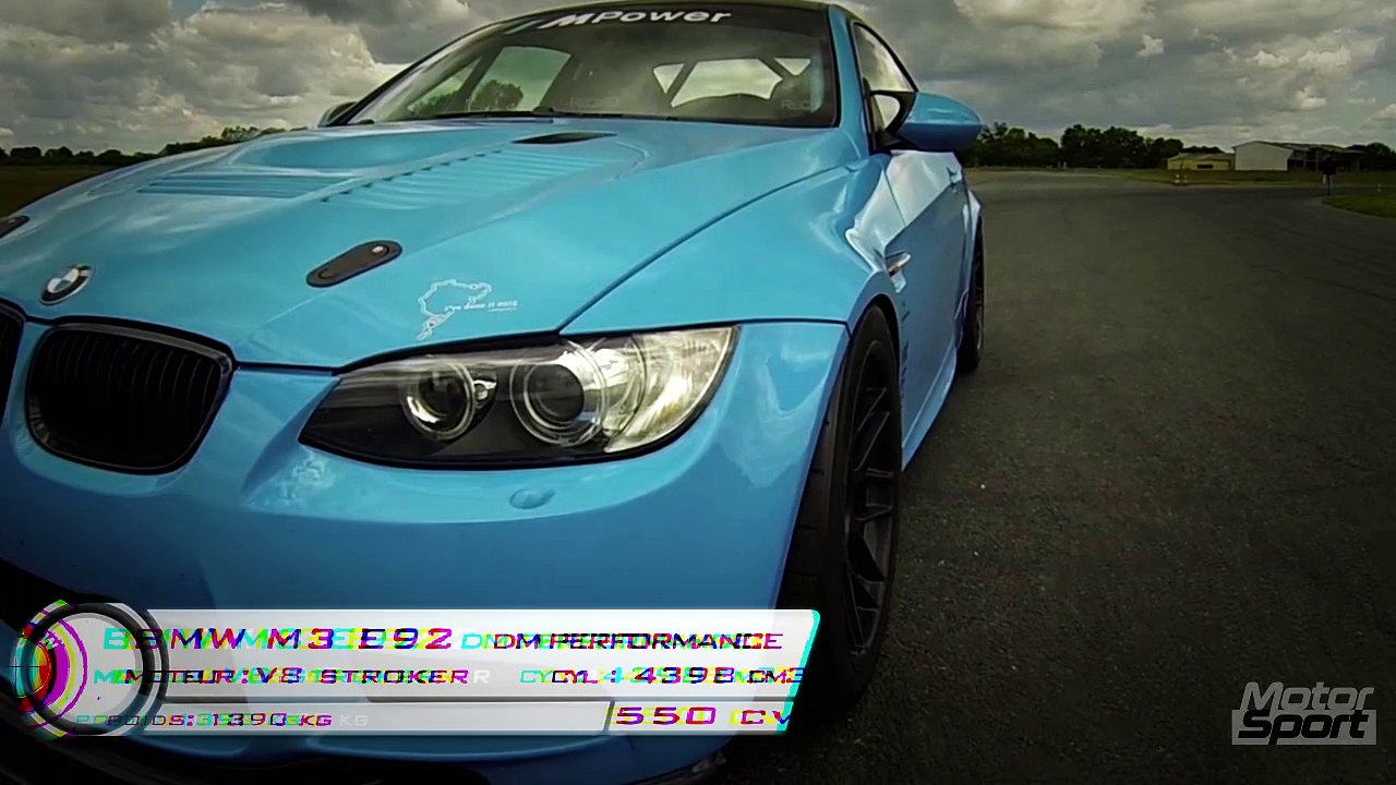 Impressionnante M3 E92 de 550 chevaux !