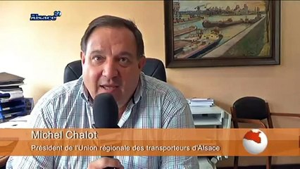 L'Alsace, région test pour l'écotaxe poids-lourds