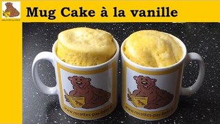 Mug cake à la vanille (recette facile et rapide)