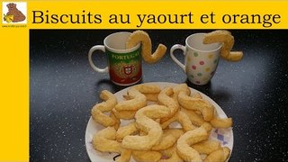 Biscuits au yaourt et orange (recette rapide et facile)