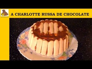 receita da charlotte russa de chocolate (rapida e facil)