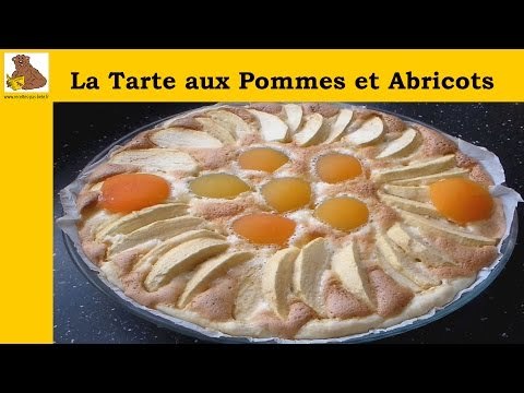 la tarte aux pommes et abricots (recette rapide et facile)