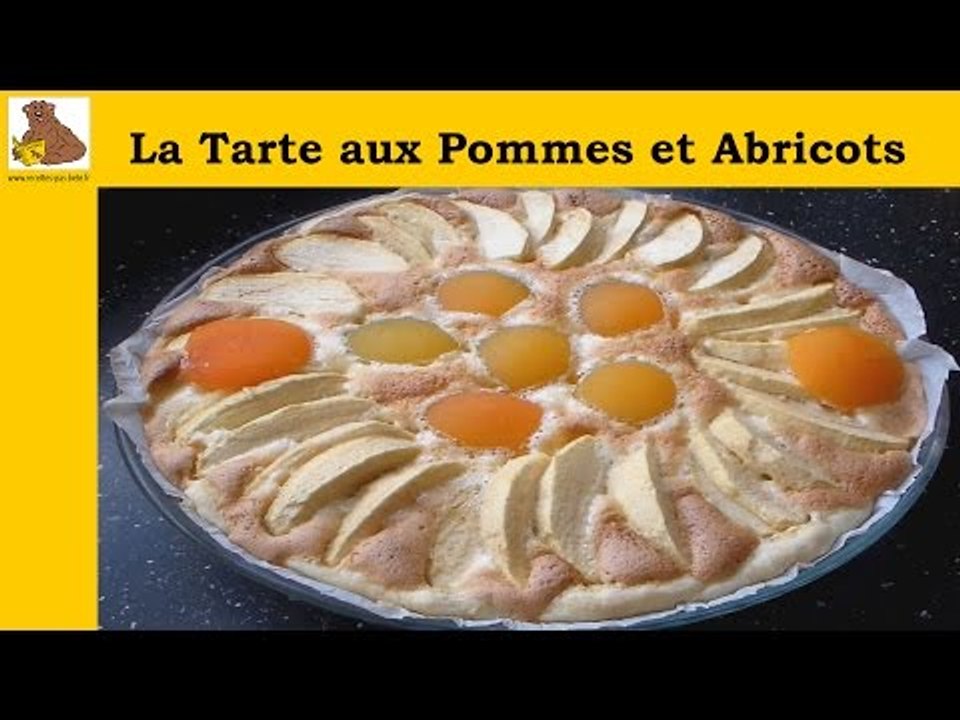 la tarte aux pommes et abricots (recette rapide et facile)