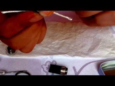 Remplacer la mèche du haut d'une cigarette électronique