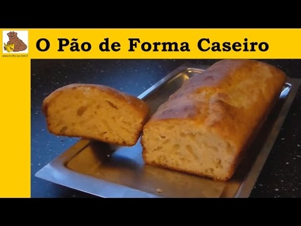 receita do pão de forma caseiro (facil sem sovar) HD