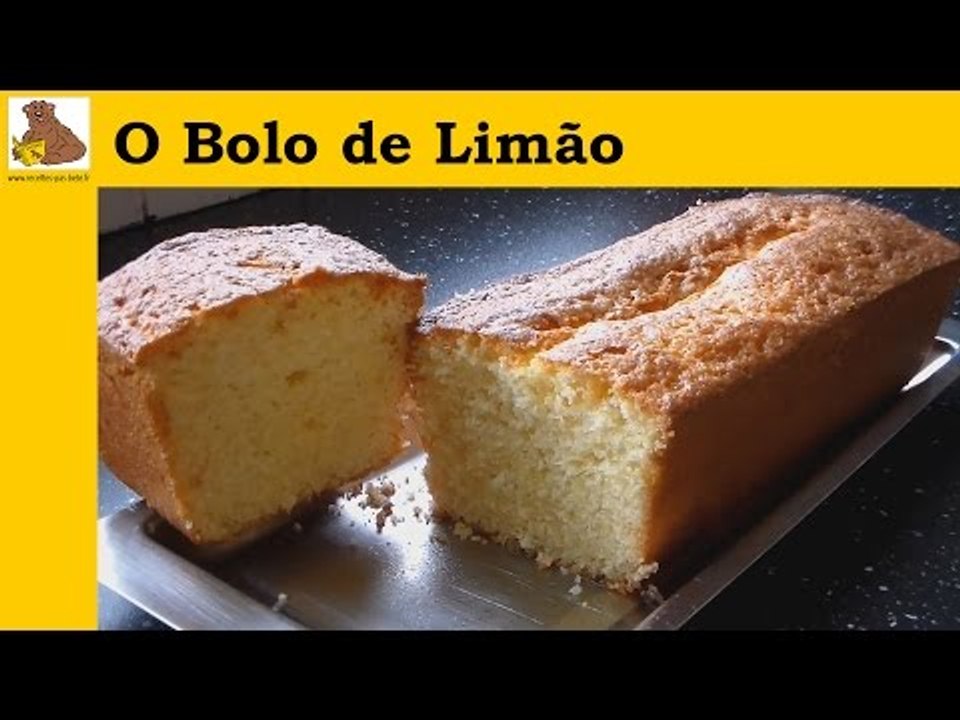 Receita do bolo de limão (fácil e rapida) HD